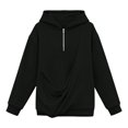 thumbnail image 4 of Cat Hoodie with Pouch Pet Carrier Hoodies Kangaroo Pocket Dog Sweatshirt Unisex Oversized Fit Pet Rest Holder Pullover Pet Walking Casual Fall Winter Daily Wear, Vacation, Travel, 4 of 4