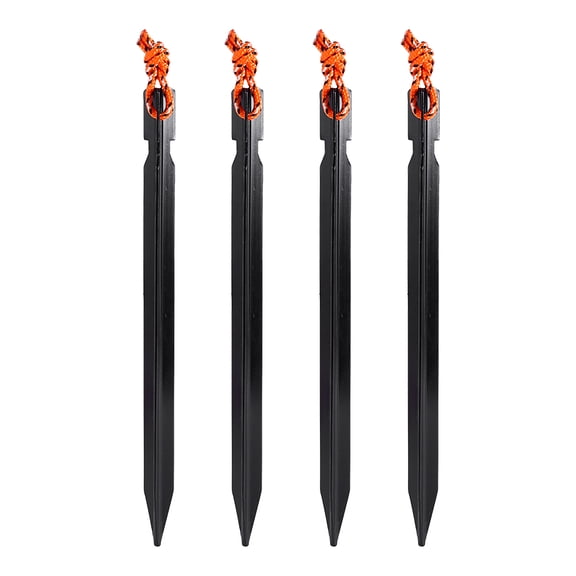Metal Tent Stakes, Unique Three-sided Shape Heavy Duty 18CM 3 Colors Camping Stakes  For Hiking For Anchoring Camping Tents
