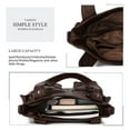 thumbnail image 3 of KL928 Women Large Purses Multi-Pocket Handbags PU Leather Tote Bag Gifts, 3 of 5