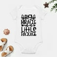 thumbnail image 4 of Big Miracle In A Little Package - Baby Clothes - Funny Newborn Bodysuit Outfits for Boys And Girls White-style-1 9months, 4 of 7