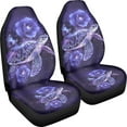 thumbnail image 3 of Binienty Floral Sea Turtle Car Seat Covers Front Seats Only Easy to Install Automobile Seat Covers Mats Pads for SUV Truck Van Car Interior Protection Set, 3 of 8
