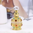 thumbnail image 3 of Seitruly Las botellas de perfume de cristal compactan la capacidad del almacenamiento 15ml fáciles llevan las botellas separadas del aceite Cuentagotas de vidrio y botellas oro, 3 of 6