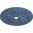 thumbnail image 3 of Ekena Millwork 23 5/8"OD x 3"ID x 2"P Bordeaux Deluxe Ceiling Medallion (Fits Canopies up to 4"), Hand-Painted Americana Crackle, 3 of 6