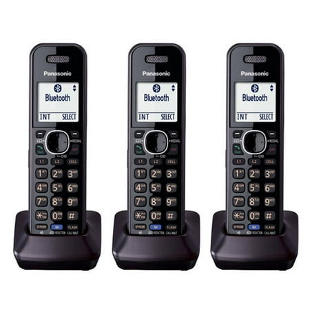Digital 2 Line Cordless Accessory - Panasonic KX-TGA950B DECT 6.0 Plus 2-Line Operation Digital Cordless Telephone (3 Pack)