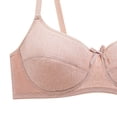 thumbnail image 4 of Sawvnm Women Bras Women's Solid-color Bra Thin Steel Ring On The Support To Sagging Gathered B Cup Underwear Daily Bra, 4 of 4