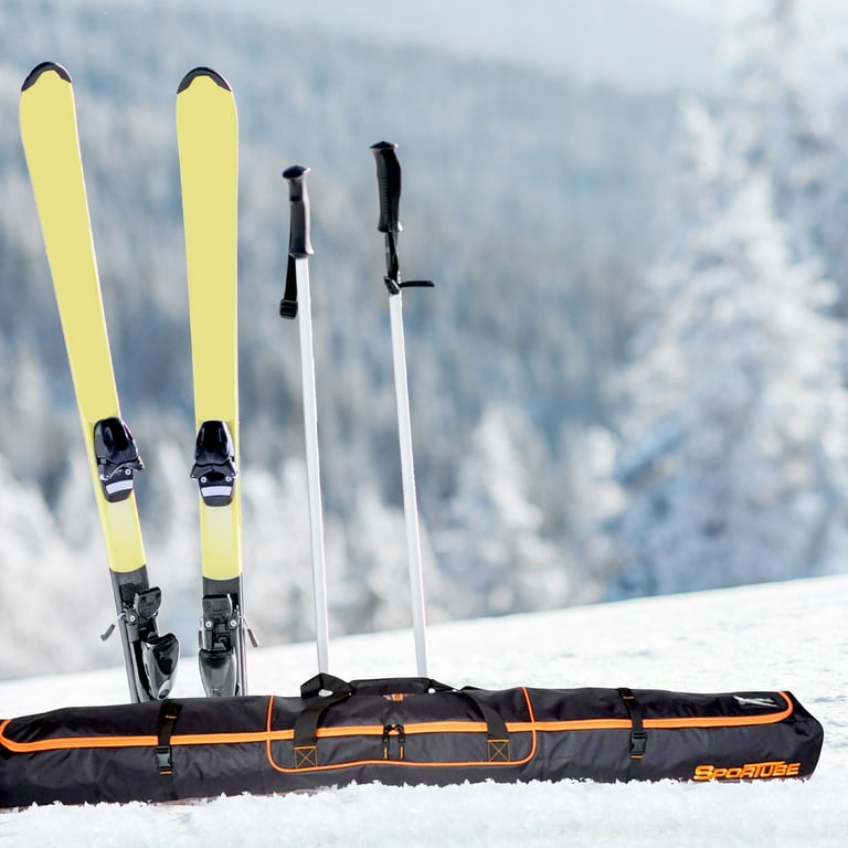Sportube Traveler Ski & Pole Bag, Padded, 6 Foot Single Pair