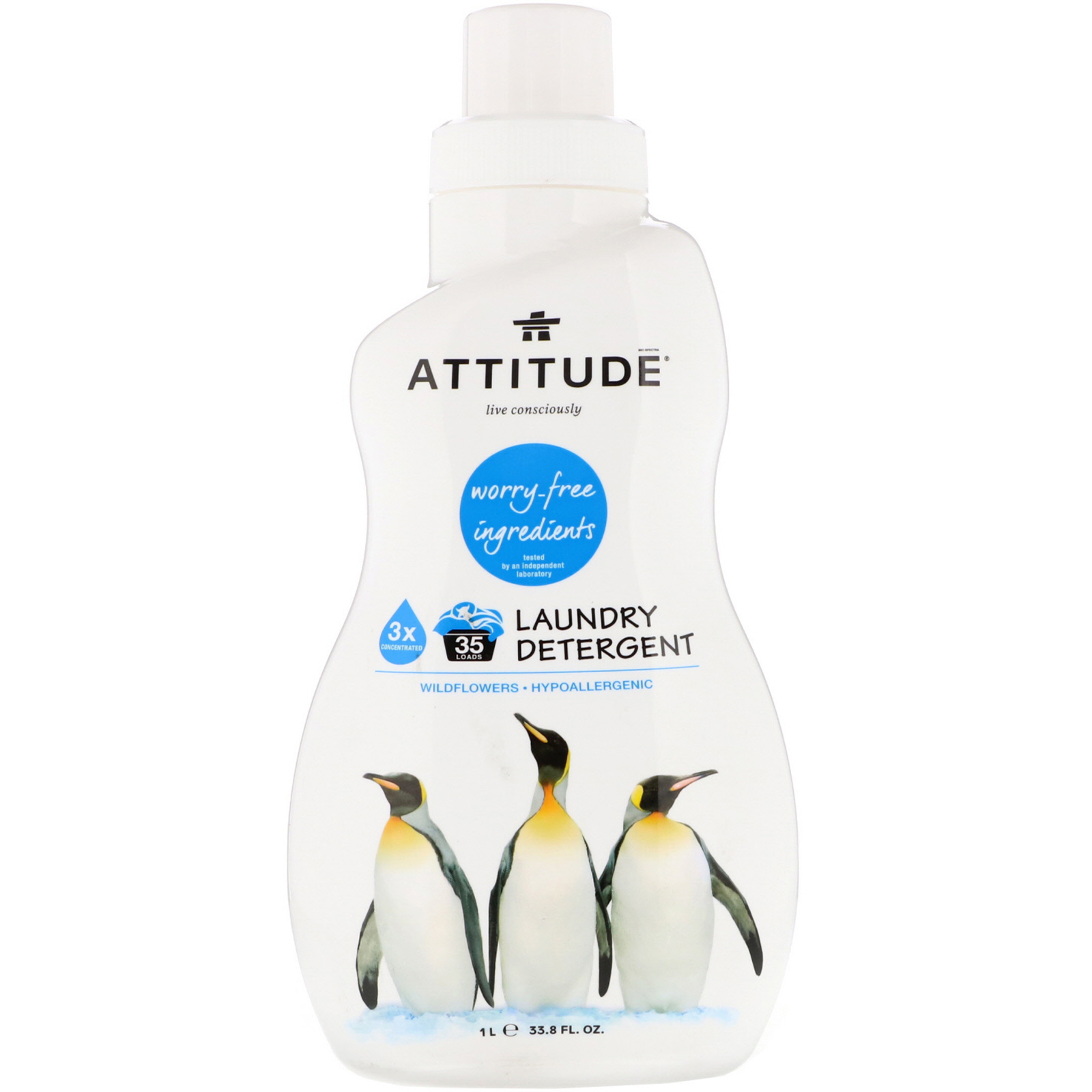 Attitude Detergent 3x for Baby 35 Loads Wildflower, 35.5 Oz Walmart