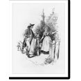 thumbnail image 2 of Historic Framed Print, [Rip and dog talking to girl at gate], 17-7/8" x 21-7/8", 2 of 9