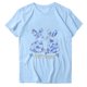 thumbnail image 1 of Camisetas de Manga Larga de las Mujeres Estampado de Pascua Cuello Redondo Suelto Casual Blusa Primavera Verano Top, 1 of 5