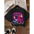 thumbnail image 1 of Summer Young Boy Casual Vintage Dinosaur Print Short Sleeve Round Neck T-Shirt, Cotton, 1 of 6