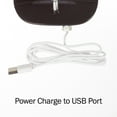 thumbnail image 4 of Lavish Home Modern Touch-Activated LED Desk Lamp with USB Power Cord (Black), 4 of 10