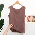 thumbnail image 2 of Tumotour Tank Tops For Women Crew Neck Sleeveless Halter Tunic Shirts Casual Solid Color Loose Fit Basic Shirts Y2K Going Out Clothes 2025, 2 of 3