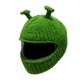 thumbnail image 1 of Eye Catching Plush Motorcycle Helmets Protective Cover Knitted Full Face Helmets Scratchproof Cover for Rides Adventures white horns, 1 of 5