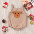 thumbnail image 2 of Baby Onesies Boy Cute Baby Girl Clothes Baby Girl Summer Sleeveless Romper Star Applique Embroidery Square Neck Bubble Jumpsuit, 2 of 6