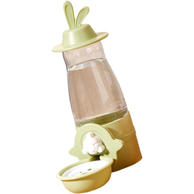 Rabbits Water Dispenser Rabbits Automatic Feeder Water Rabbits Feeding Watering Cage Mount Rabbits Water Feeder