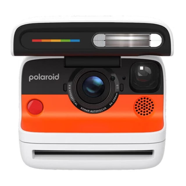 Cámara instantánea Polaroid Flip con enfoque automático por sonar, color blanco