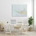 thumbnail image 2 of Stupell Industries Nantucket Island Coastal Massachusetts Traditional Nautical Map, 36 x 48, Designed by Daphne Polselli, 2 of 6