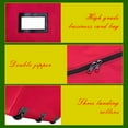 thumbnail image 5 of Christmas Tree Storage Bag with Wheels - 59" Extra Large Rolling Case for Artificial Trees Up to 9ft, Heavy-Duty Red Oxford Fabric Organizer, 5 of 7