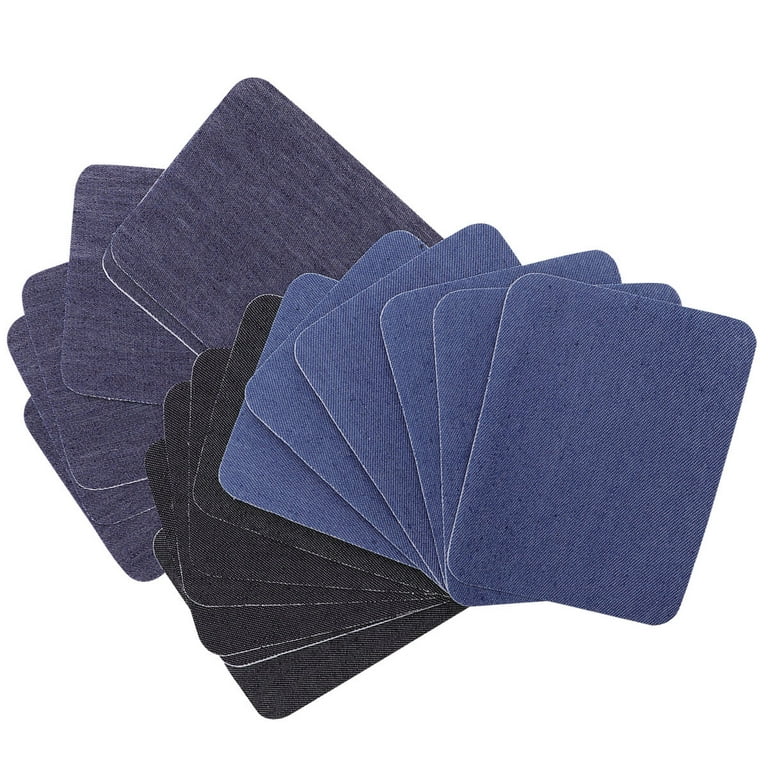  HTVRONT Iron on Patches for Clothing Repair, Multi-Color Fabric  Patches Iron on for Denim Jean Repair Decorating Kit 20 Pieces Iron on Patch  Size 3.7 by 4.9(9.5 cm x 12.5 cm)