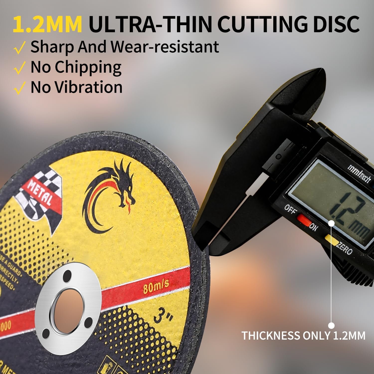 3-inch cutting wheel 20-pack - 3” 1/16” 3/8” cutting wheel for electric grinders, stainless steel and iron, maximum speed 80/, 25,000 RPM, ultra-thin metal cutting wheel suitable for angle grinders