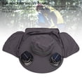 thumbnail image 4 of Sombrero Para El Sol Para Hombres, Sombrero Con Solapa Para El Cuello, Bloqueador Solar, Ventilador Recargable, Transpirable UPF50 Para Senderismo Para Montañismo, 4 of 7
