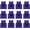 Purple13-24, variant on YOUI-GIFTS Set of 12 Numbered (13-24) Soccer Vests/Sport Pinnies/Training Bibs with Free Carry Bag