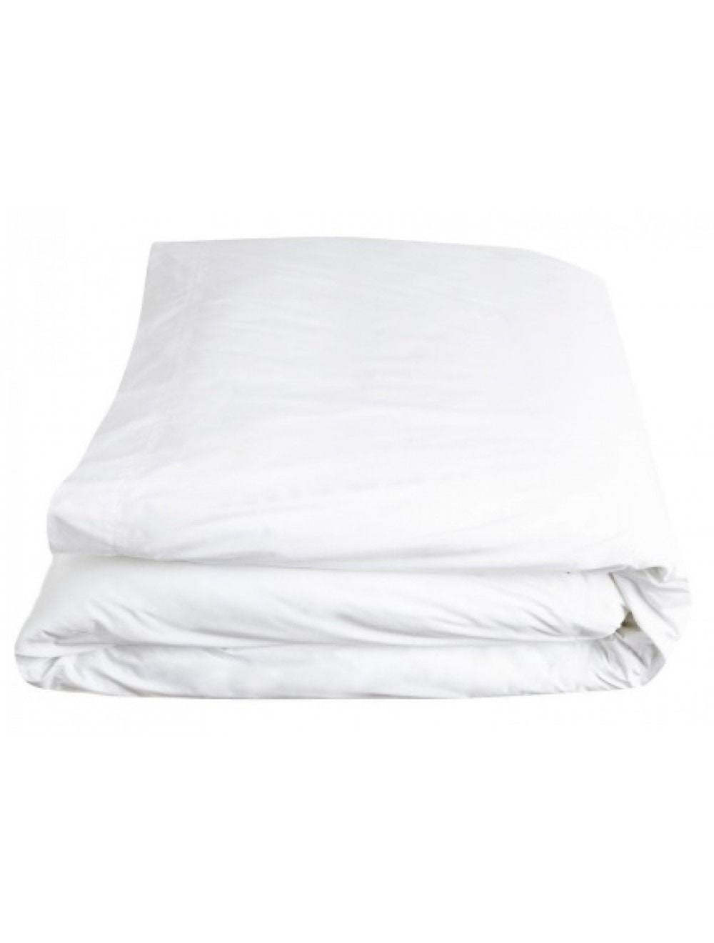 Hotel Bed Linens TC-250 Prem. Percale Plain Cotton-Poly Duvet Covers ZIPPER KING 88"x102 Color: White 1/Pack