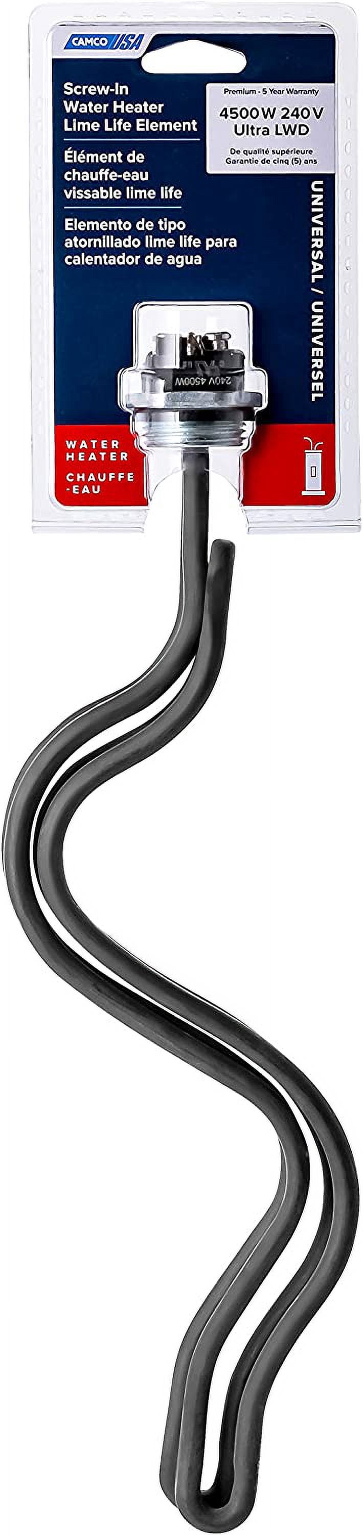 CAMCO MFG Water Heater Ripple Fold Back Element, Screw-In, 240-Volt, 4500-Watt 02953