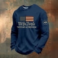 thumbnail image 2 of 250th Anniversary USA Shirt Men American Flag Print Shirt Long Sleeve Waffle Top Casual Crewneck Sweatshirts Patriotic Apparel, 2 of 3