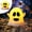 A, variant on BotaniNest Halloween Decorations Halloween Figurine Light Face Head Night Light Lamp Prop For Indoor Halloween Party