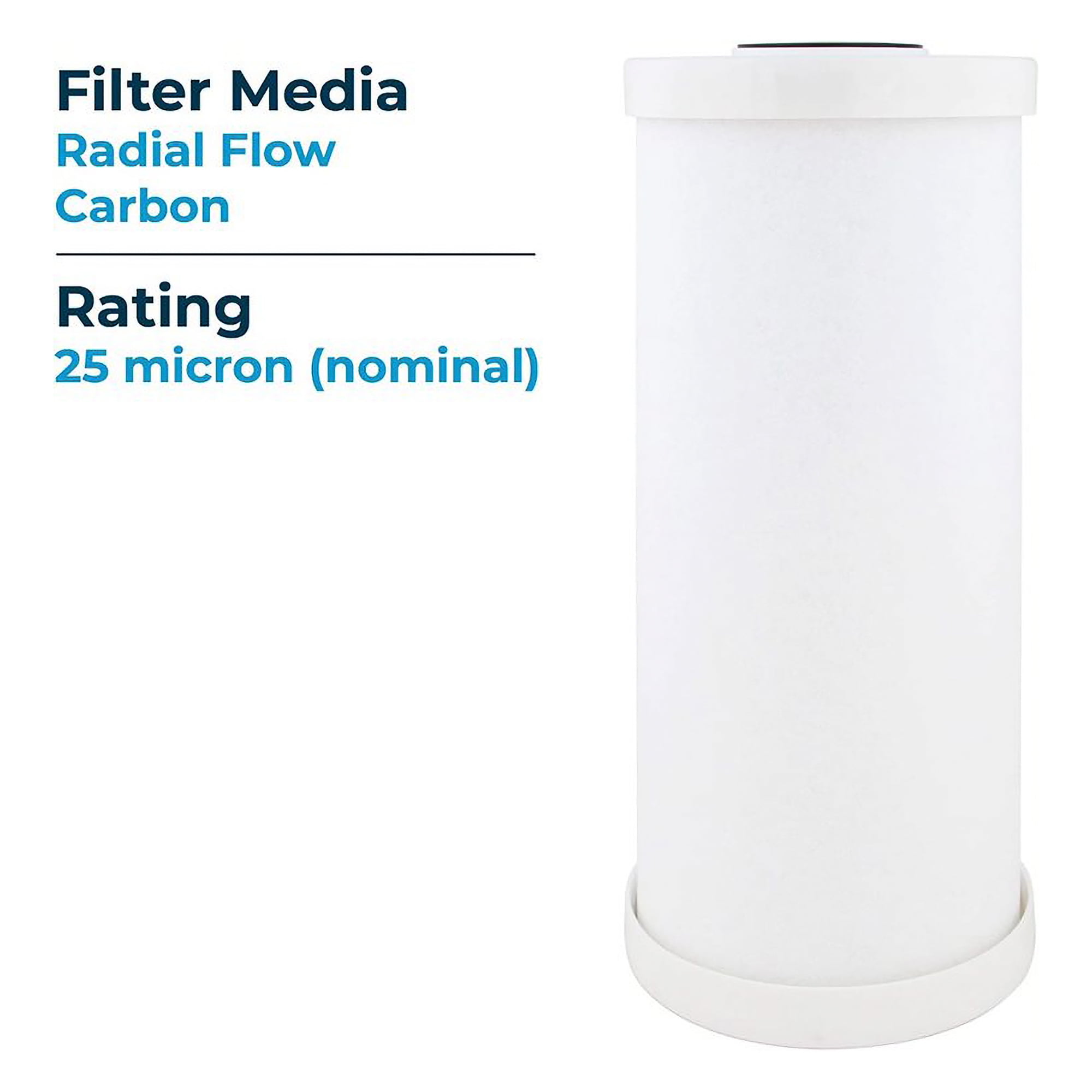 SpiroPure SP-RFC-BB 10 x 4.5" 2 Radial Flow Carbon Water Filter, 6 Pack