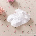 thumbnail image 3 of Baby Girls Tutu Socks Bow Lace Newborn Infant Frilly Sock Cotton Short Socks, 3 of 5