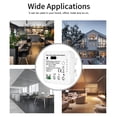thumbnail image 3 of QS-zigbee-S08-16A-U Tuya ZigBee Zigbee Push Button Normal Switch Module Home Electrical Appliance Max 3 Gang Switch Control Module Mobilephone APP Remotely Control Compatible Alexa Google Home Voice, 3 of 8