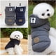 thumbnail image 2 of Angelof Ropa para perros/gatos Abrigo de invierno cálido con capucha para perros Sudaderas con capucha Chaqueta Accesorios para perros Abrigos (M, Gris), 2 of 5