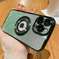 thumbnail image 3 of Funda magnética con purpurina para iPhone 14 Pro Max, compatible con MagSafe, protección total, delgada, a prueba de golpes y arañazos, con protector de lente de cámara y red antipolvo para mujer, 3 of 8