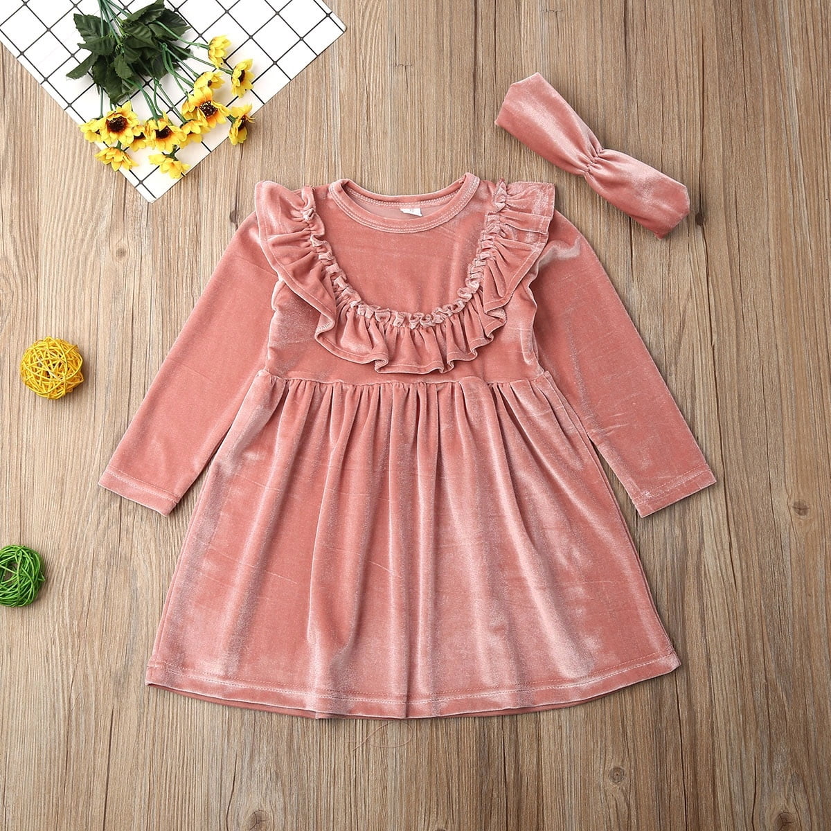 baby girl velvet frock design