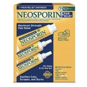 Neosporin Antibiotic Maximum Strength Pain Relief 3 packs=2oz (1x1oz   2x0.5 oz)