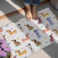 thumbnail image 4 of Dachshund Sport Door Rugs,Washable Non Slip Door Mats Indoor,Decorative Door Mats,Entry Mat Indoor for Entrance,Bedroom,Kitchen,Bathroom,20"x32", 4 of 6
