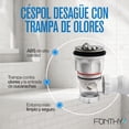 thumbnail image 2 of Cespol para Lavabo de baño con Trampa de Olores, 2 of 5