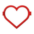 thumbnail image 1 of RKSTN Heart Shaped Pancake Mold Heart Pancake Reusable Kitchen Tools Silicone Molds 2 Optional, 1 of 1