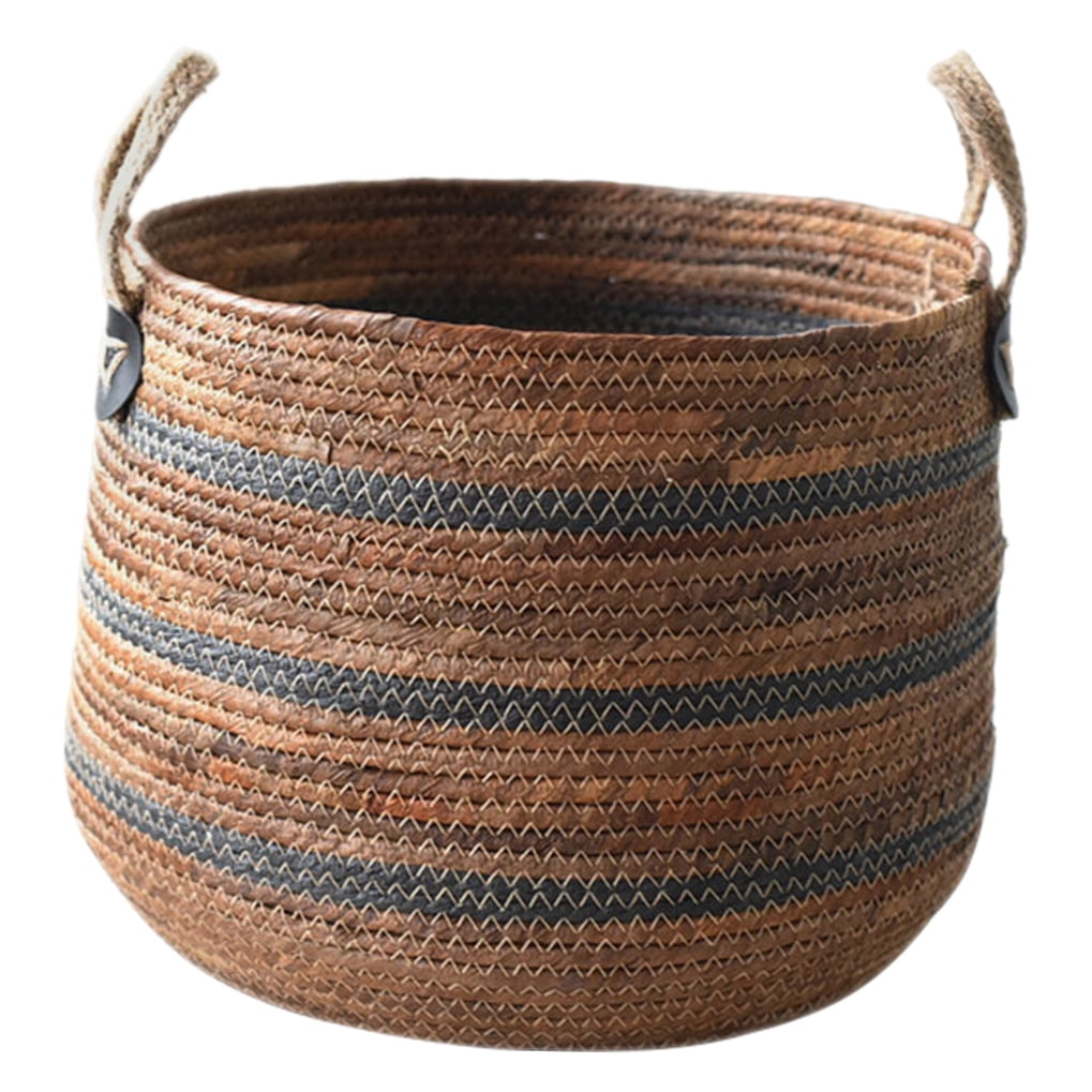 Zehuanyu Dirty Clothes Basket for Toys Wicker Plant Woven Hamper