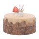 thumbnail image 2 of Cenicero con forma de animal, porta cigarrillos con tapa, escultura coleccionable Pila de hongos, 2 of 9