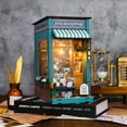 thumbnail image 1 of Kit de cuadernos para libros en miniatura MEINESQIS DIY con LED azul, 1 of 6