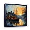 thumbnail image 2 of Designart "Coastalport Port Of Calm X" Nautical & Beach Floater Framed Canvas Print, 2 of 7
