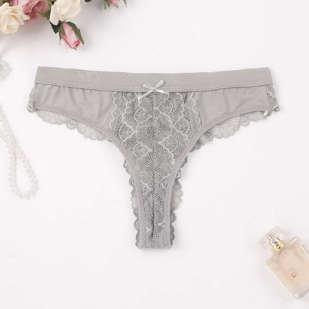 

Vikakiooze Fashion Women Sexy Lace See Through Breathable Thongs Briefs Panties Lingerie Underwear Underwear for Women