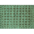 thumbnail image 1 of Ahgly Company Indoor Rectangle Abstract Turquoise Blue Contemporary Area Rugs, 8' x 10', 1 of 4