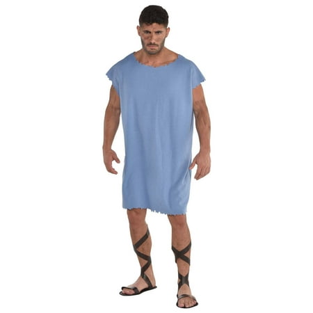 Gladiator Maximus Blue Mens Adult Roman Greek Soldier Costume Tunic