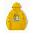 thumbnail image 2 of Sudadera con capucha con estampado de alienígena de cómic retro, sudaderas con capucha geniales para hombres, sudadera con capucha de diseño gráfico informal para hombres con bolsillo de canguro para, 2 of 4