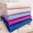 thumbnail image 4 of Bufanda de invierno para mujer, cachemira, cálida, sólida, pashmina, manta, envolturas para mujer, gruesa, suave, bufanda, chal con borlas grandes, poncho largo, echarpe, 4 of 5