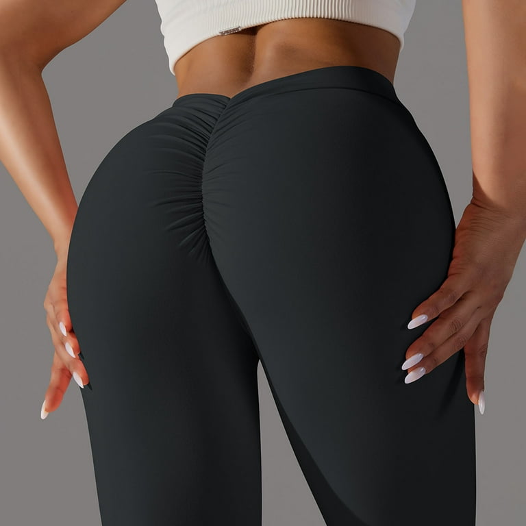 XFLWAM High Waisted Seamless Workout Leggings for Women Soft Stretch Opaque  Tights Comfy Basic Solid Color Gym Yoga Pants Gray XL